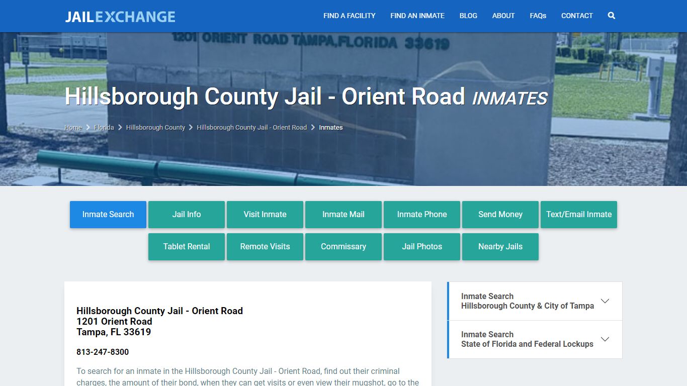 Hillsborough County Inmate Search | Arrests & Mugshots | FL - JAIL EXCHANGE